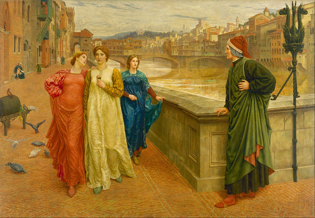 Dante Meets Beatrice: Henry Holiday - Dante and Beatrice - Google Art Project.jpg