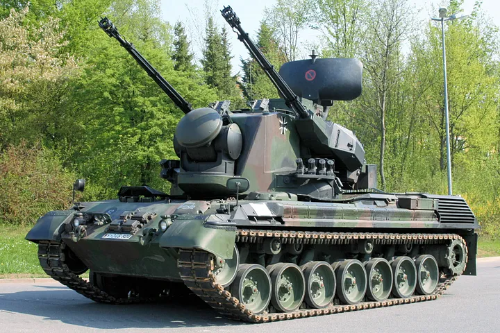 The Flugabwehrkanonenpanzer Gepard (Flakpanzer Gepard) is an all-weather-capable German self-propelled anti-aircraft gun. It was developed in the 1960s and has been upgraded several times with the latest electronics